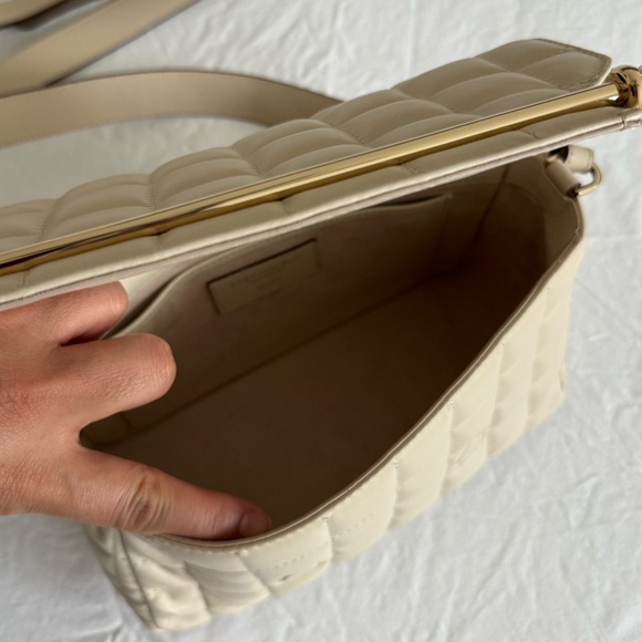 Strathberry East/West Quilting Flap Nappa Bag - Picture 7 of 10